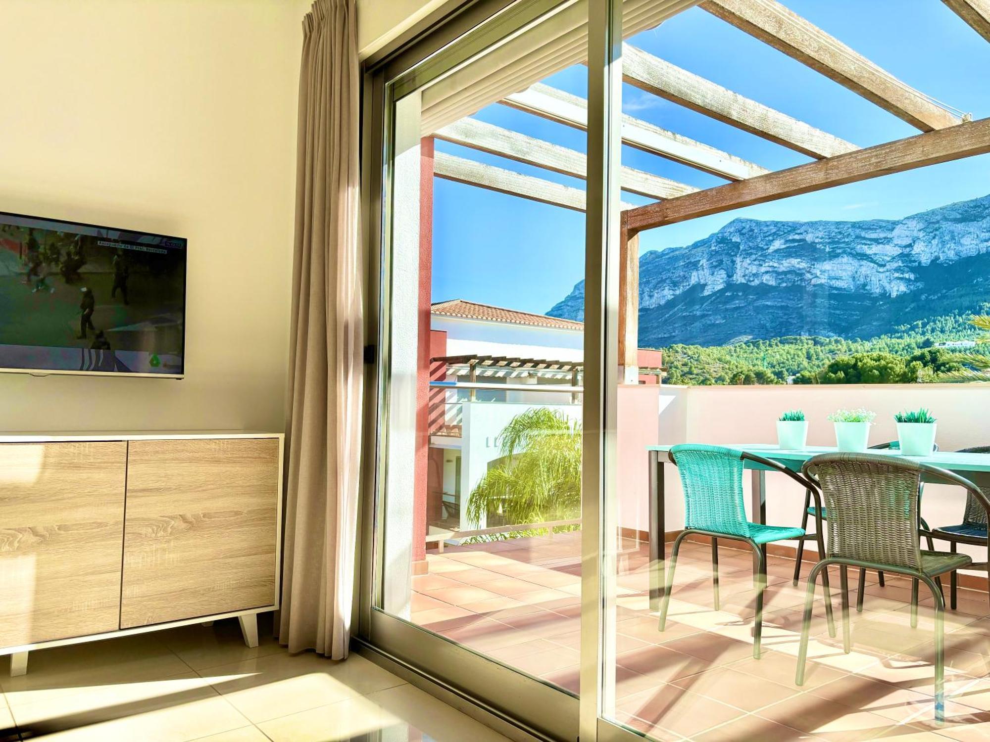 Hoteltype Penthouse 2 Beds, Parking, Wifi & Pool Stunning Views Dénia Eksteriør billede