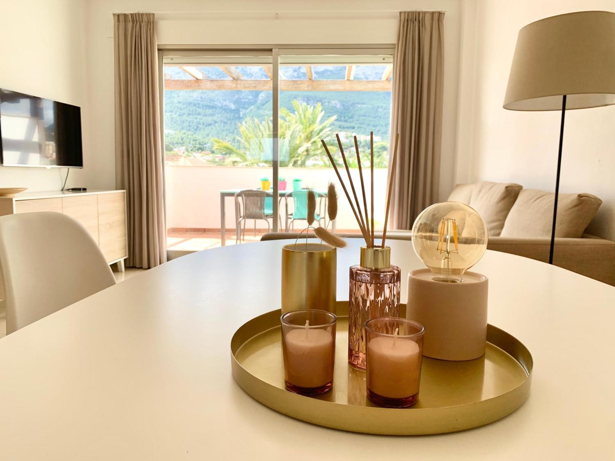 Hoteltype Penthouse 2 Beds, Parking, Wifi & Pool Stunning Views Dénia Eksteriør billede
